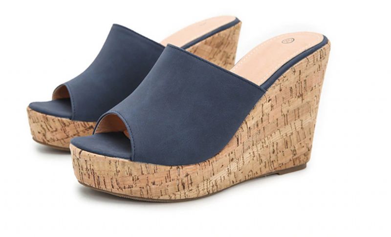 Palmira Wedges - Zwart