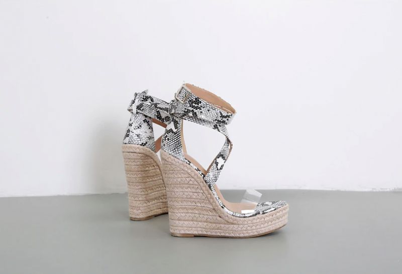 Pamela Dames Wedges - Abrikoos