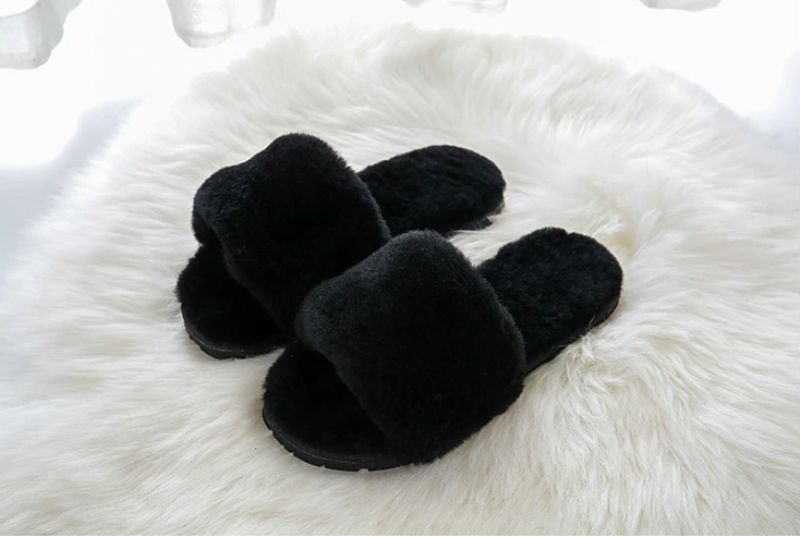 Pancha Dames Pantoffels Schoenen - DONKERROZE