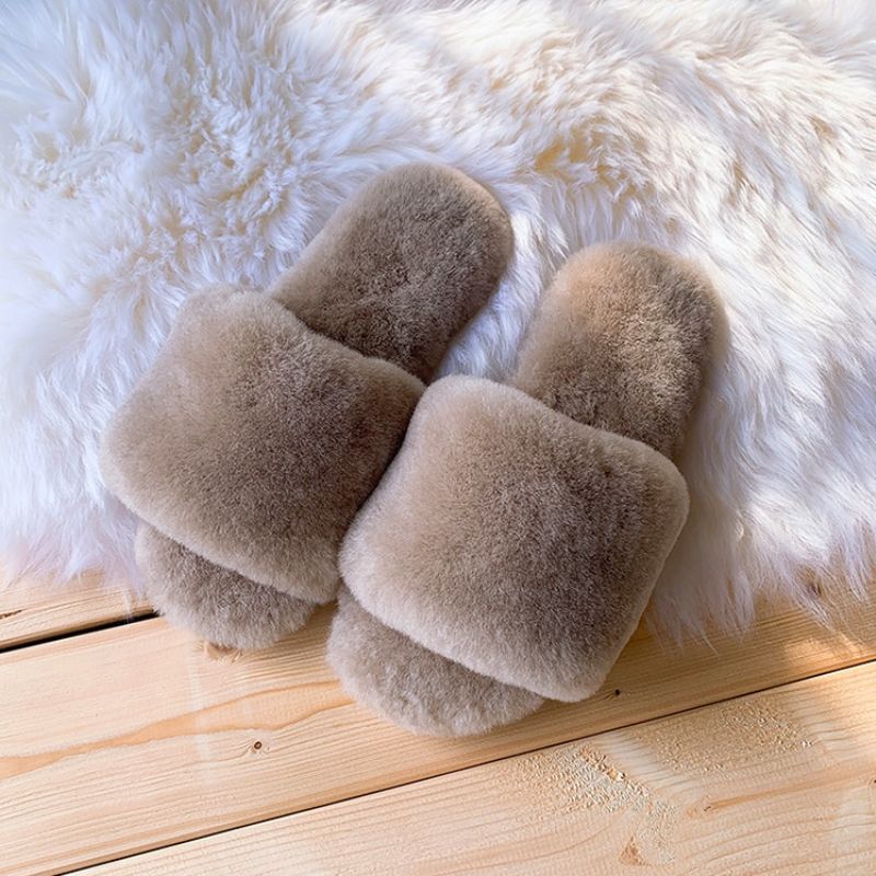 Pancha Dames Pantoffels Schoenen - DONKERROZE