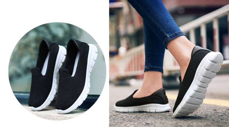 Panchita Dames Slip-on Zwarte Schoenen - Zwart