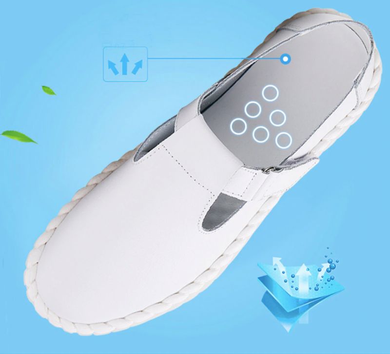 Papoila Loafers - Wit hol