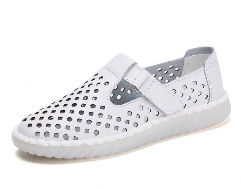Papoila Loafers - Wit hol