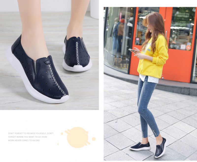Paquita Dames Loafer Schoenen - Donkerblauw