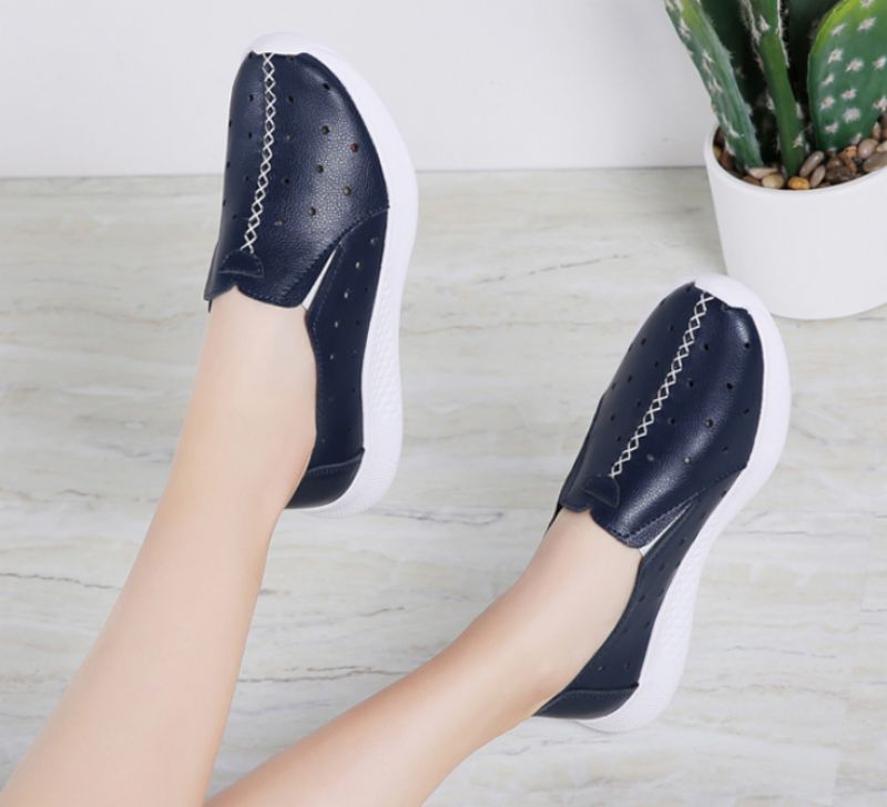 Paquita Dames Loafer Schoenen - Donkerblauw