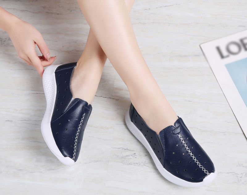 Paquita Dames Loafer Schoenen - Donkerblauw