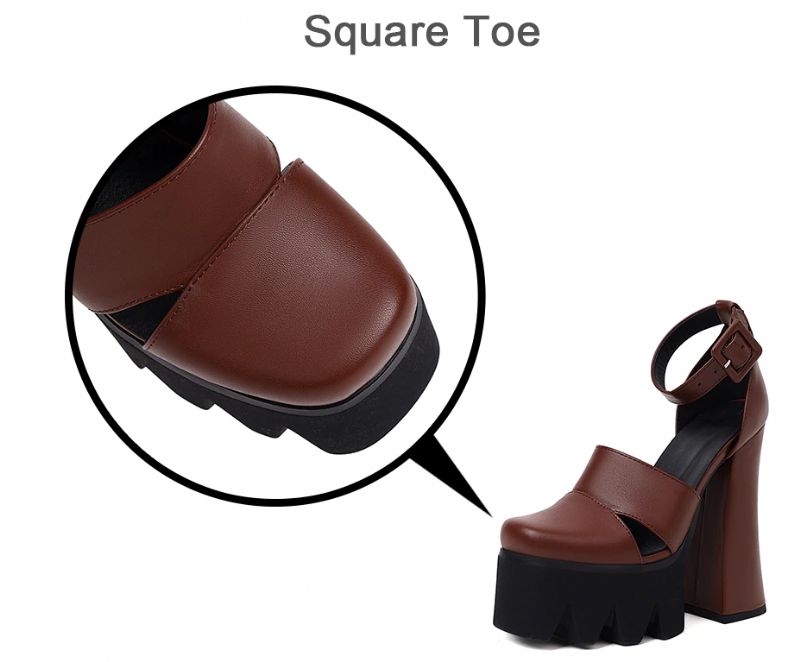Paquita Dames Platform Sandaal - Zwart