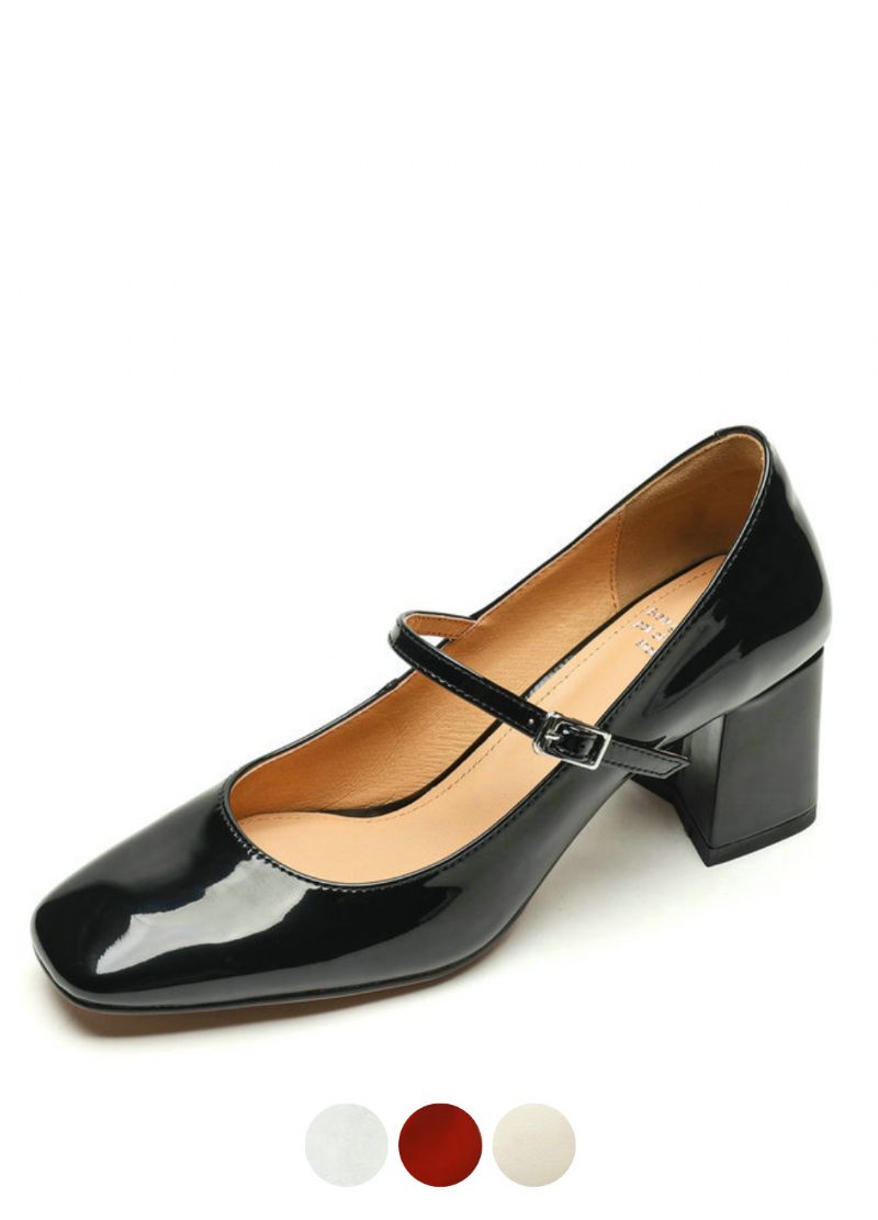 Paquita Dames Vierkante Teen Pumps