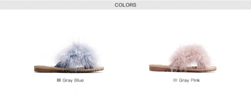 Paradise Pantoffels - Grijs Blauw