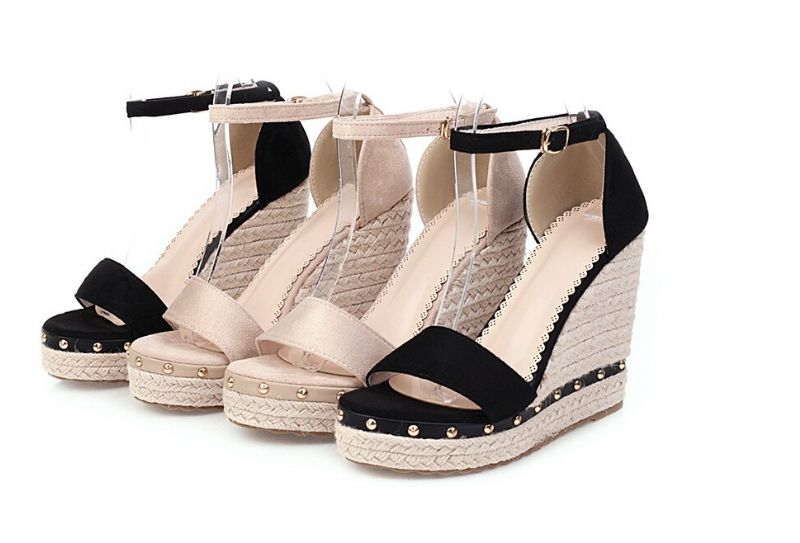 Parana Wedges - Zwart