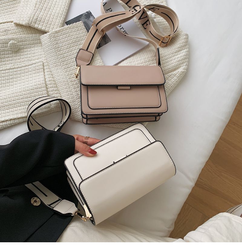 Pardillo Dames Leren Flap Crossbody Handtas - Wit