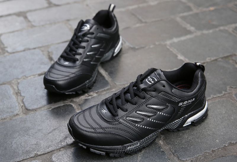 Park Heren Sneakers - Zwart
