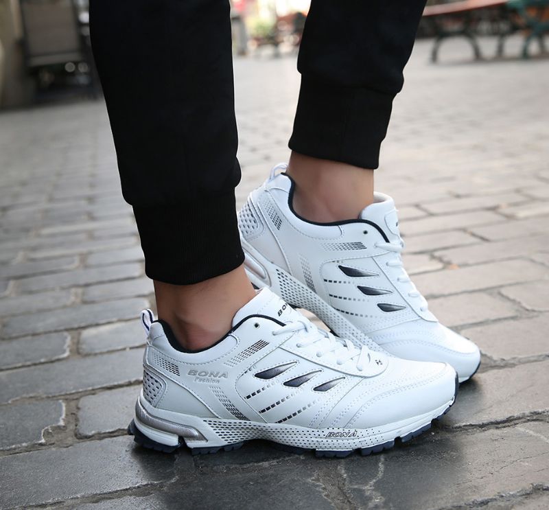 Park Heren Sneakers - Zwart
