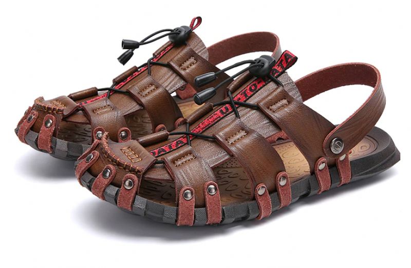 Parley Heren Strand Sandalen - Bruin