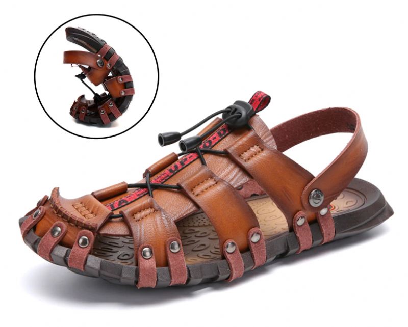 Parley Heren Strand Sandalen - Bruin