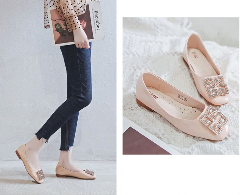 Patico Dames Loafer Schoenen - Zwart