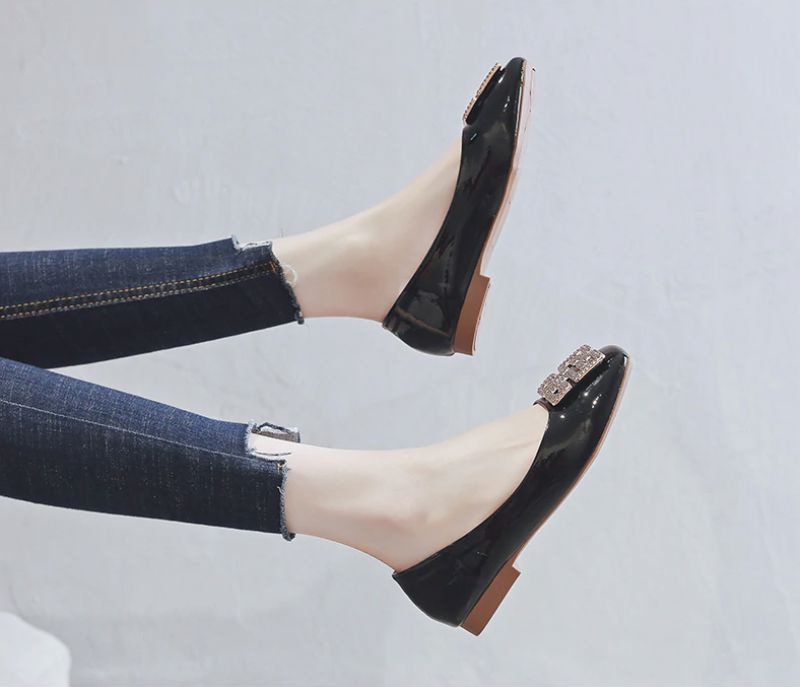 Patico Dames Loafer Schoenen - Zwart