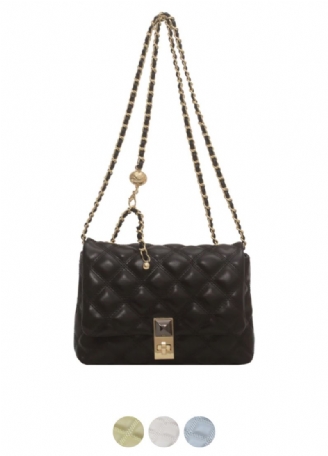 Patiño Dames Gewatteerde Leren Schouder Handtas
