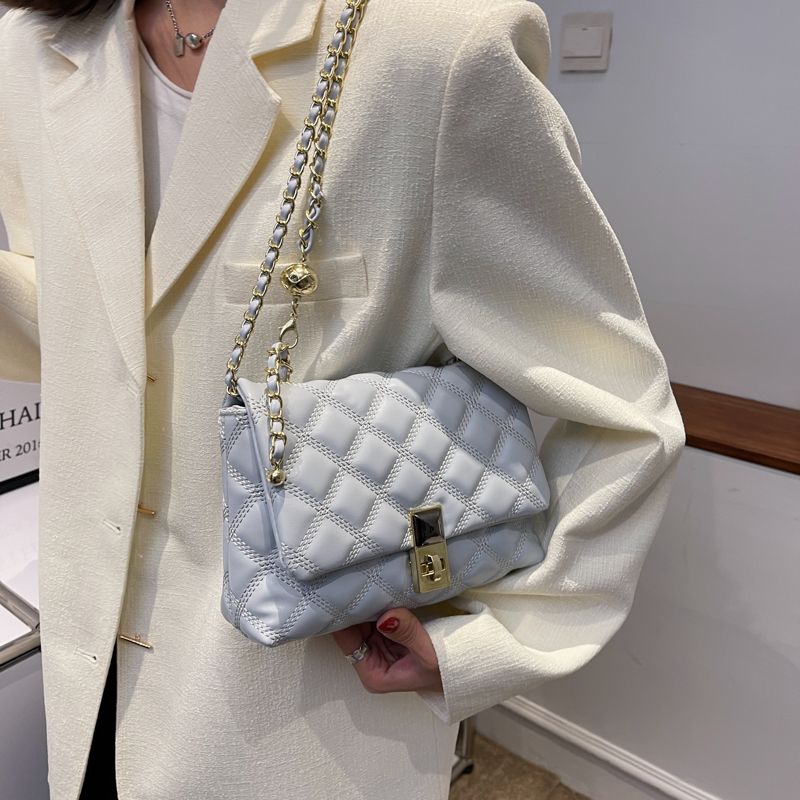 Patiño Dames Gewatteerde Leren Schouder Handtas - Zwart