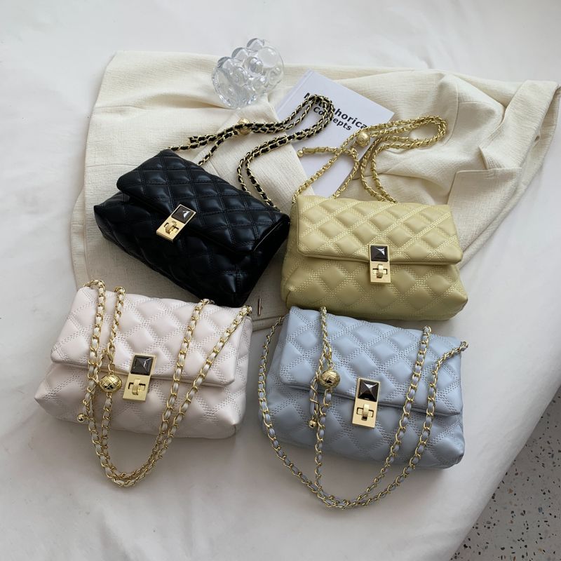 Patiño Dames Gewatteerde Leren Schouder Handtas - Zwart