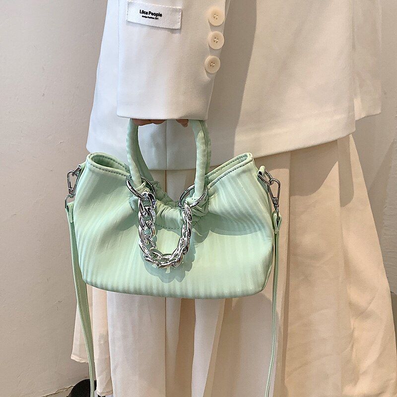 Patiño Dames Kleine Leren Handtas - Wit