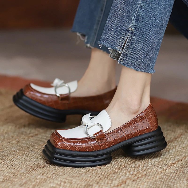 Patricio Dames Mode Platform Instappers - Bruin