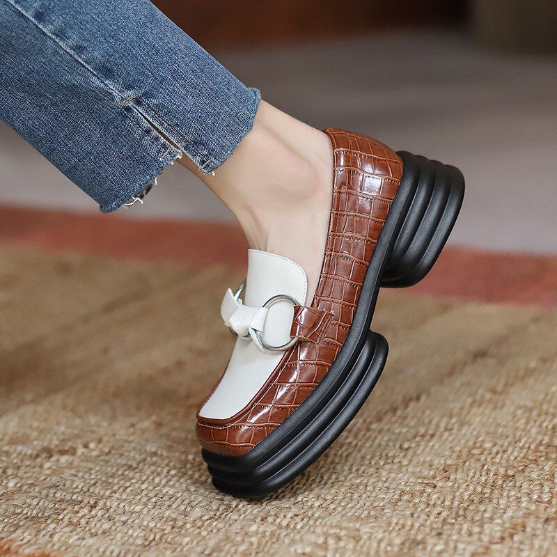 Patricio Dames Mode Platform Instappers - Bruin