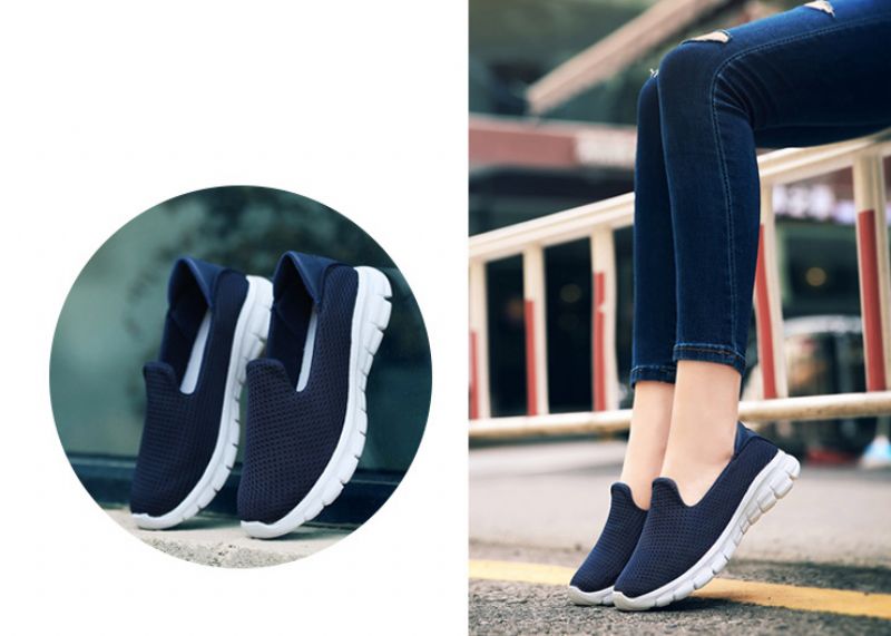 Pau Dames Slip-on Schoenen - Grijs