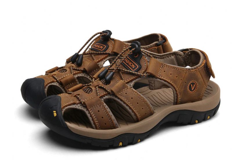 Paul Heren Zomer Sandalen - Bruin