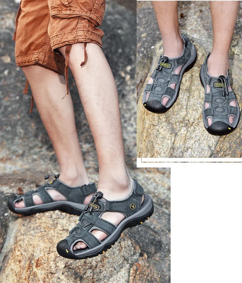 Paul Heren Zomer Sandalen - Bruin