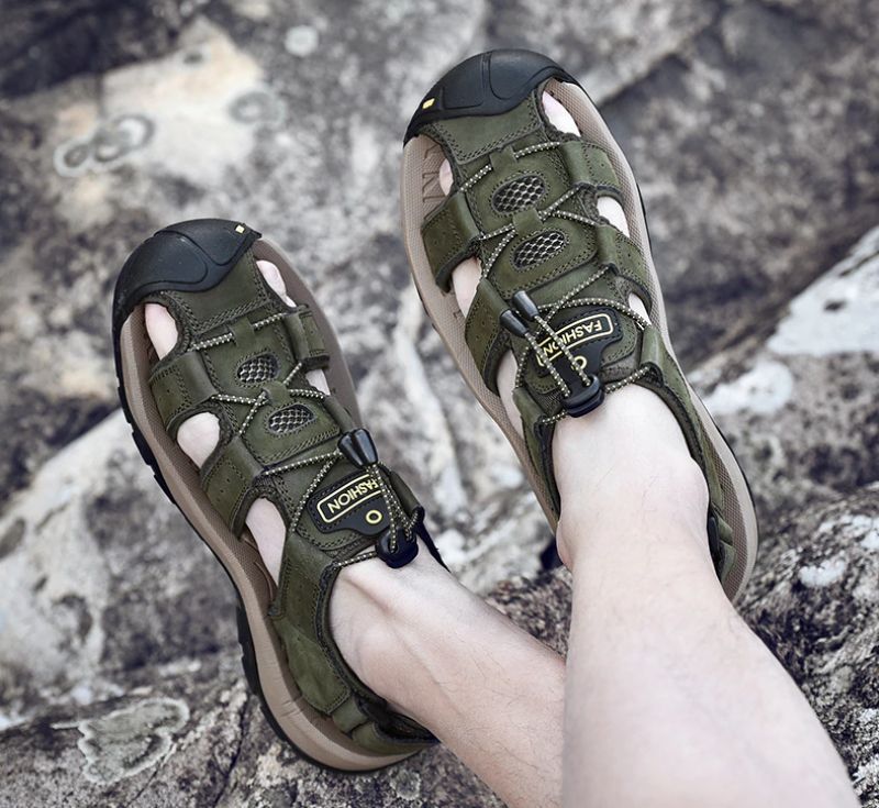 Paul Heren Zomer Sandalen - Bruin
