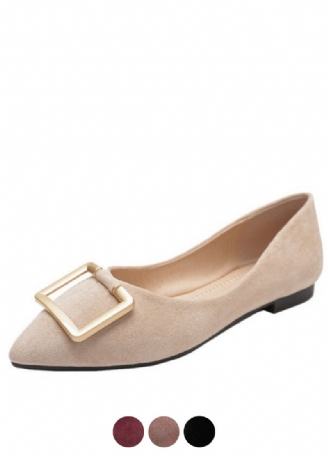 Paula Dames Puntige Teen Platte Schoenen