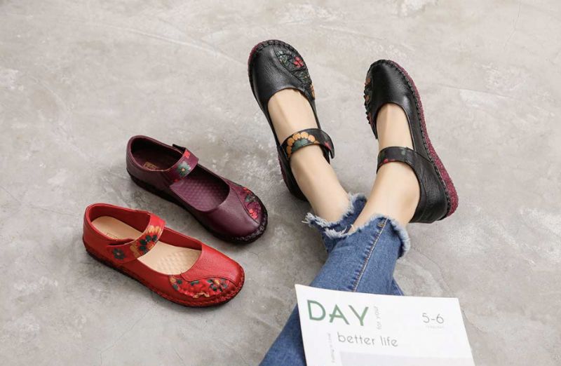 Pausini Dames Platte Schoenen - Onyx