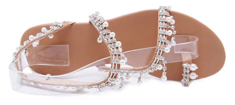 Pearls Dames Sandaal - Bruin