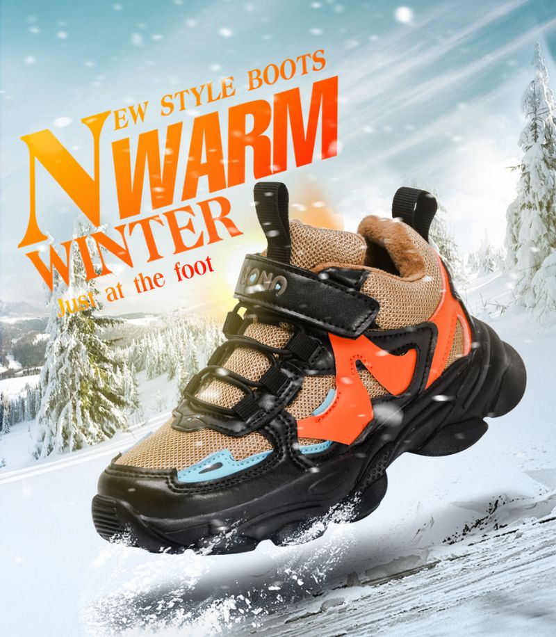 Peeters Jongens Warme Sneaker - Bruin