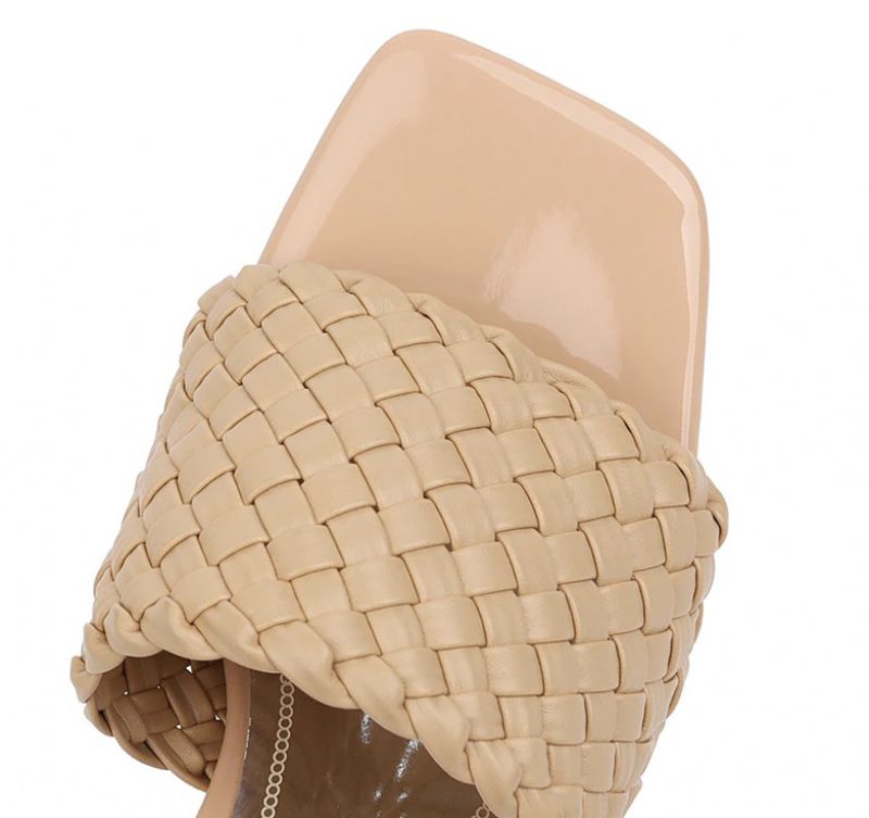 Peggy Dames Hoge Hak Sandaal - Beige