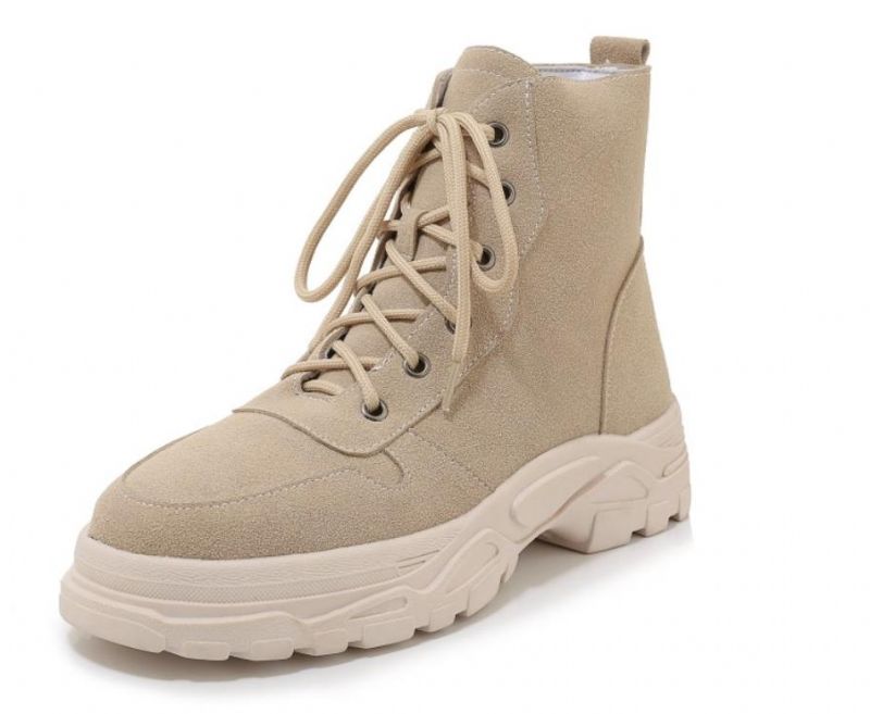 Pelae Laarzen Enkelhoogte - Beige met bont