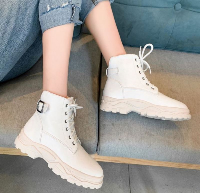 Pelae Laarzen Enkelhoogte - Beige met bont