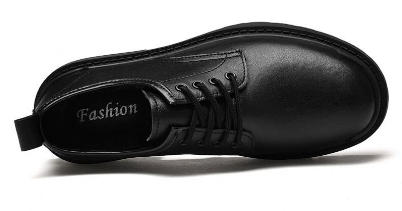 Pelaez Heren Oxford Casual Schoenen - Zwart