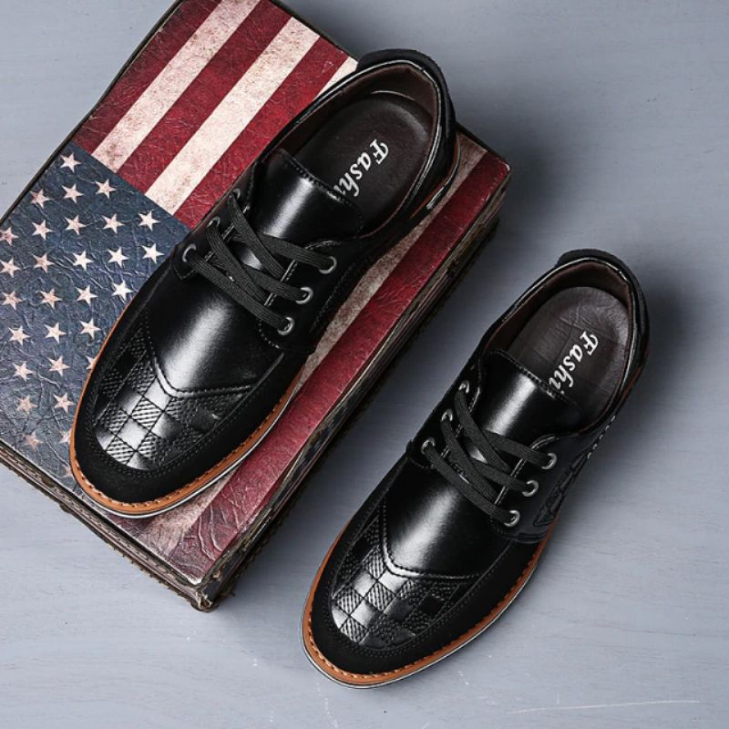 Peña Heren Oxford Casual Schoenen - Bruin