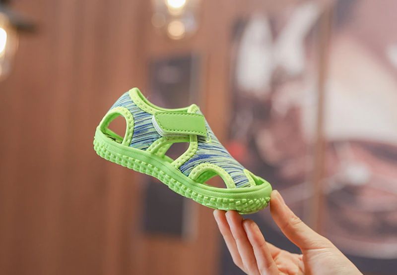 Peña Unisex Kinder Outdoor Sandaal - Zwart