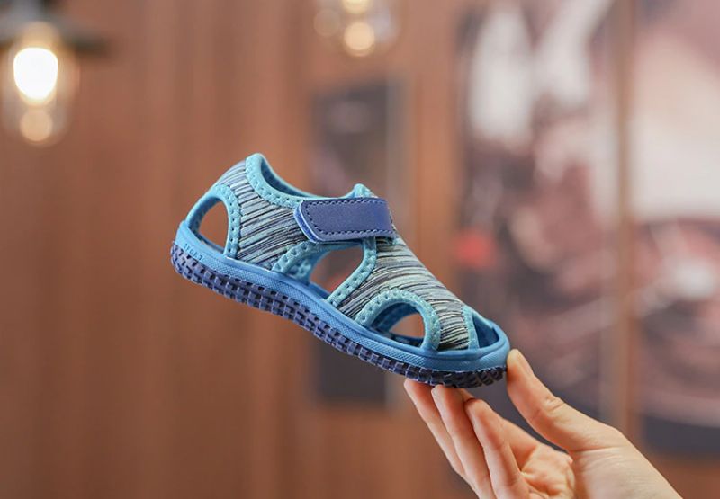 Peña Unisex Kinder Outdoor Sandaal - Zwart