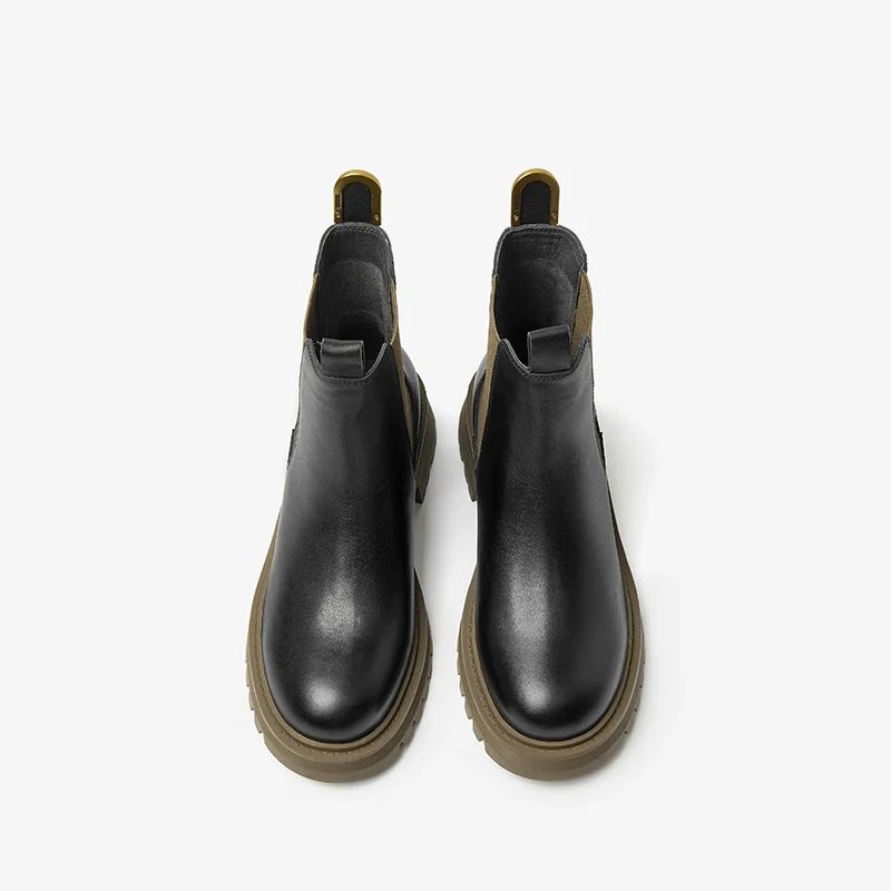 Peralia Dames Platform Boots - Zwart
