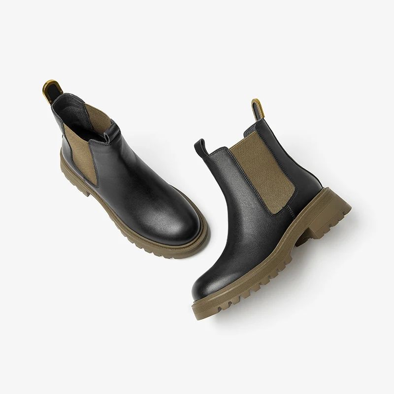 Peralia Dames Platform Boots - Zwart