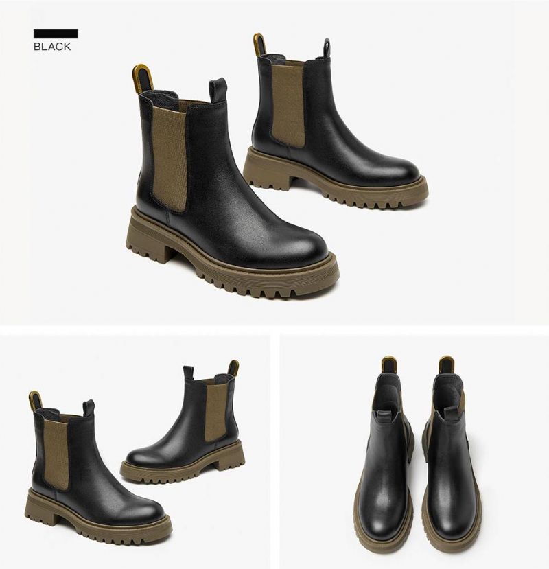 Peralia Dames Platform Boots - Zwart