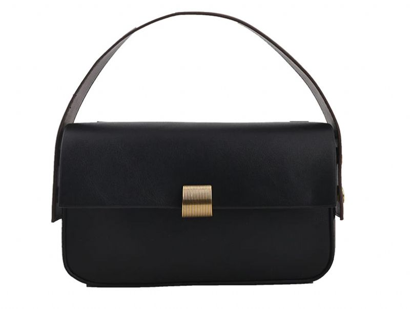 Peralta Dames Leren Handtas - Zwart