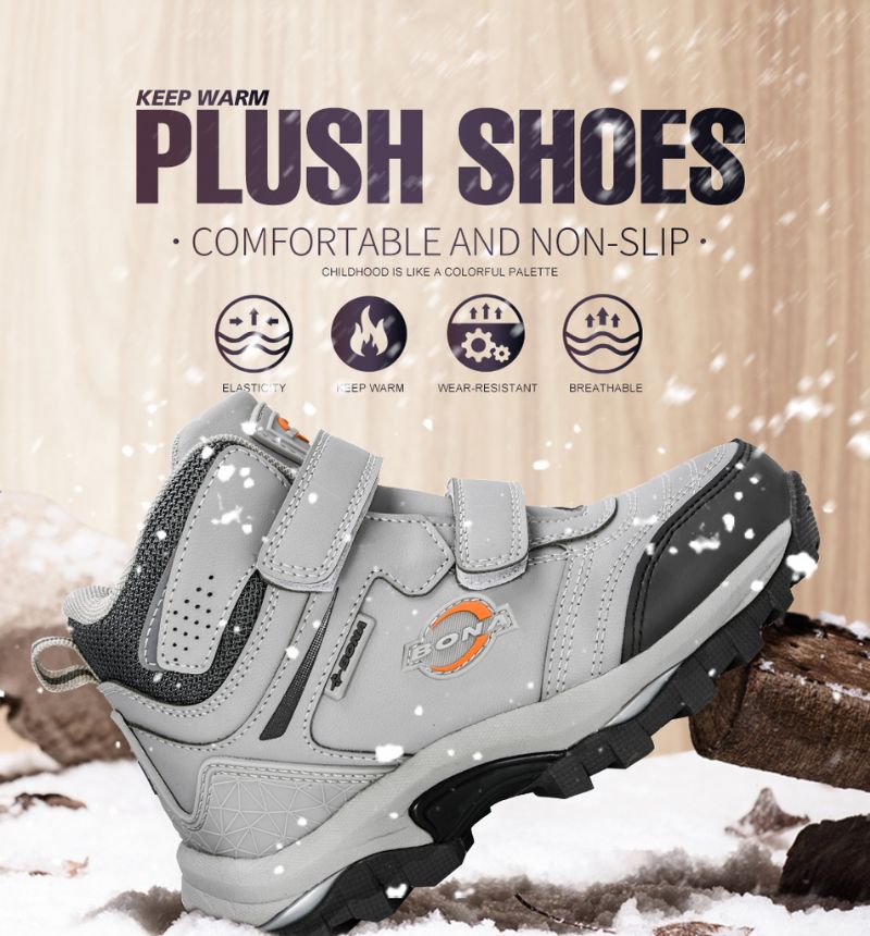 Peraud Jongens High Top Sneaker - Grijs