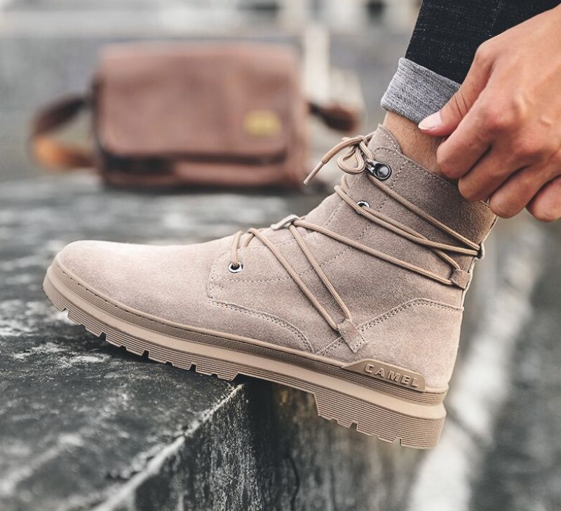Percy Heren Laarzen - Khaki