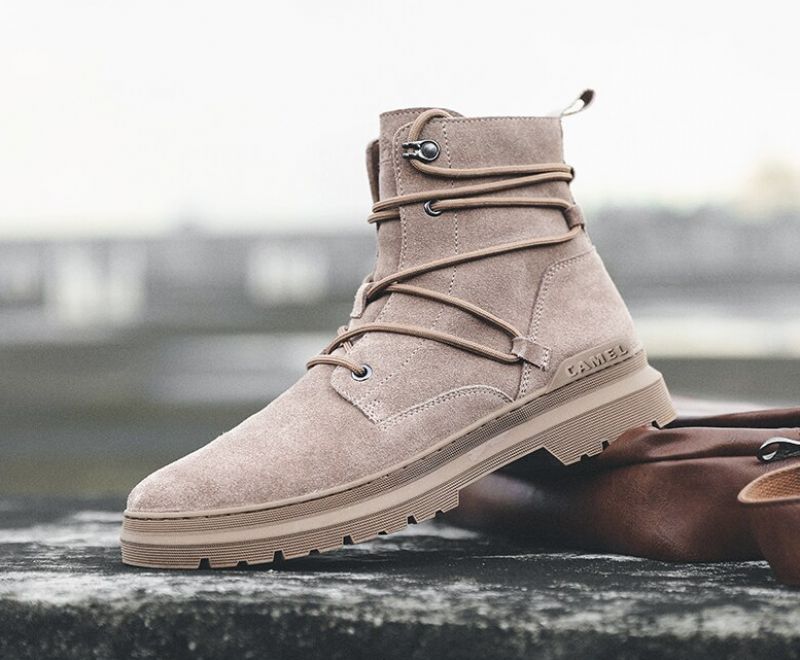 Percy Heren Laarzen - Khaki
