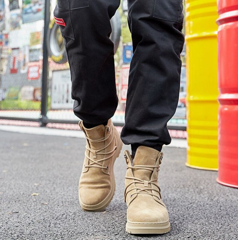 Percy Heren Laarzen - Khaki